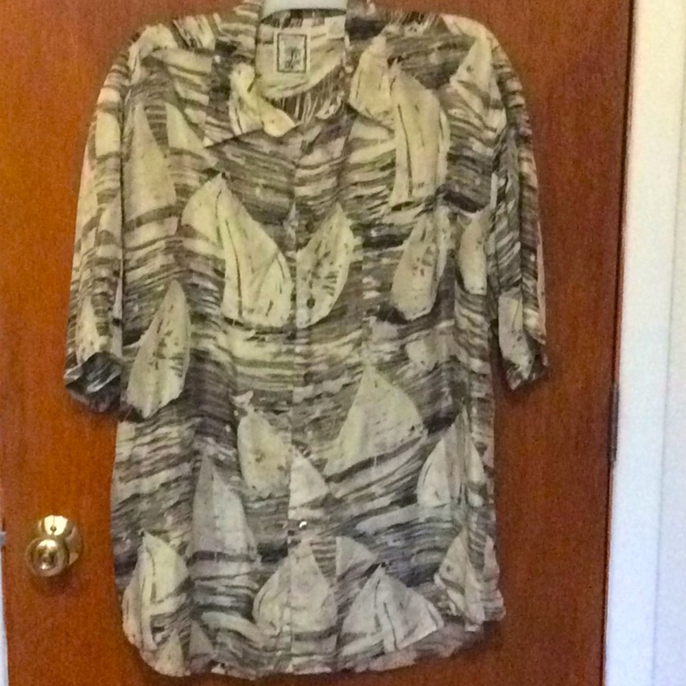 100% Silk Roundtree & Yorke Men's Shirt